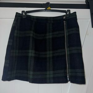 Abercrombie Wool Plaid Skirt